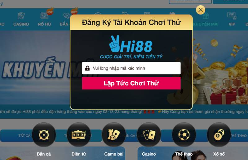 Chơi Thử Với Tiền Thưởng Miễn Phí