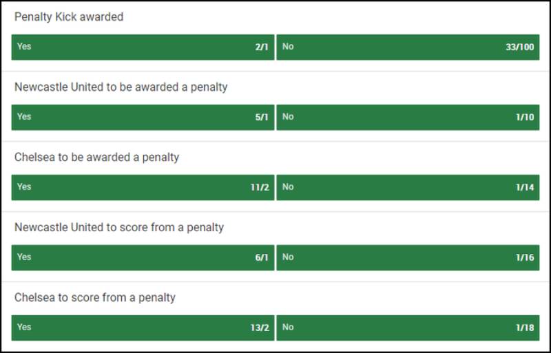 Quy tắc tính thưởng trong kèo penalty