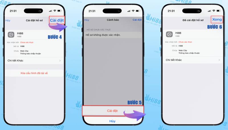 cai dat app