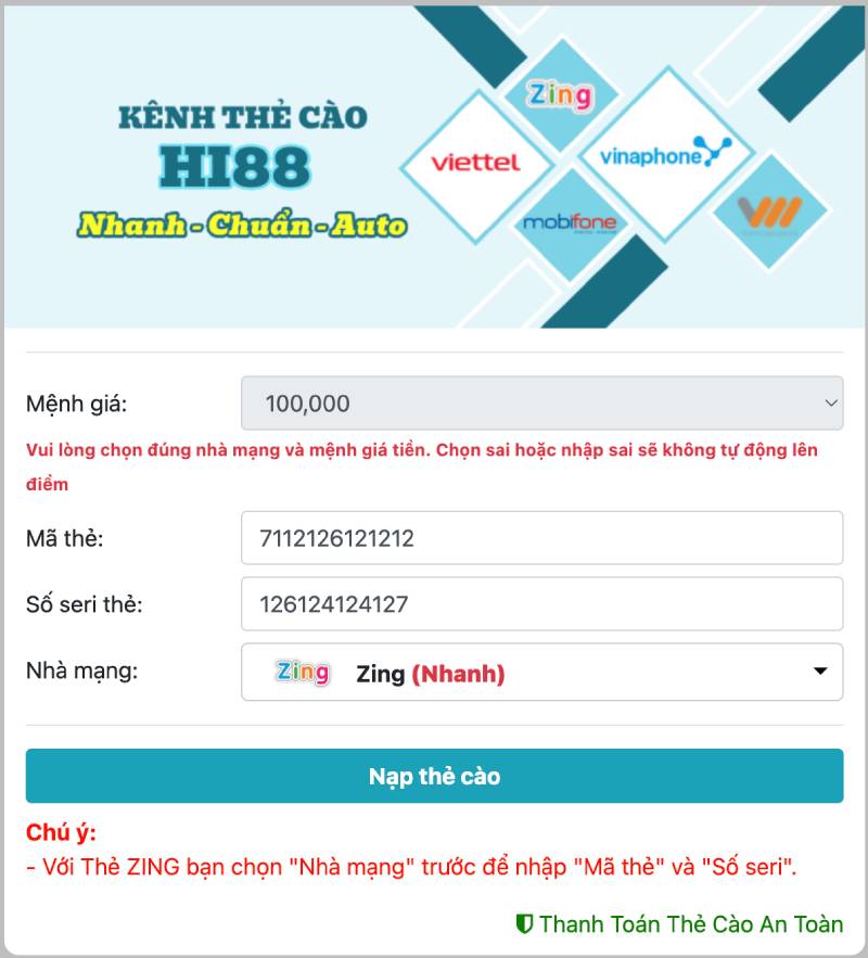 nap the cao hi88